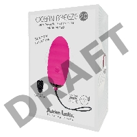 Ocean Breeze 2.0 + LRS виброяйцо с пультом ДУ фуксия