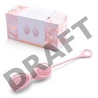 Массажеры для техники йони le WAND Crystal Yoni eggs розовый кварц