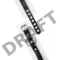 Оковы Pecado BDSM, мягкие, с одним ремешком, с люверсами, натуральная кожа, бело-чёрные