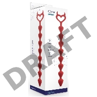 Анальные шарики Bestla, цвет бордовый (CORE)