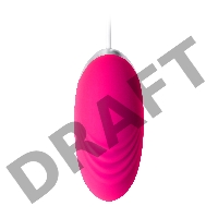 Виброяйцо TOYFA  A-Toys Costa, силикон, розовый, 6,5 см