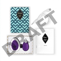 Фиолетовое виброяйцо на радиоуправлении Anna Vibrating Egg Remote