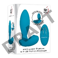 Adam & Eve EVE'S G-SPOT THUMPER Стимулятор зоны G с клиторальным стимулятором и пультом ДУ