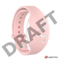 Розовое виброяйцо с нежно-розовым пультом-часами Wearwatch Egg Wireless Watchme