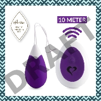 Фиолетовое виброяйцо на радиоуправлении Anna Vibrating Egg Remote