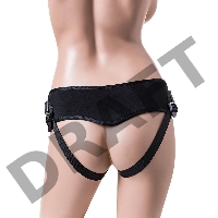 Трусики для страпона TOYFA RealStick Strap-On Master, неопрен, черные