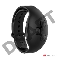 Зеленое виброяйцо с черным пультом-часами Wearwatch Egg Wireless Watchme