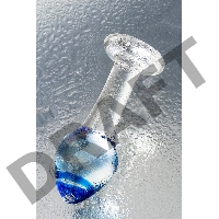 Анальная втулка Sexus Glass, стекло, прозрачная, 11,5 см, Ø 4 см