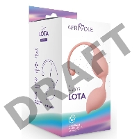 Вагинальные шарики Lota, цвет персиковый (LYRA)