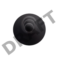 Анальная втулка POPO Pleasure by TOYFA Bootes, силикон, черная, 10 см, Ø 2,5 см