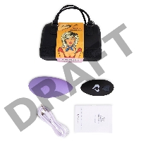 Фиолетовый вибромассажер в трусики с пультом ДУ Panty Vibe Remote Controlled Vibrator