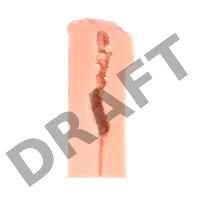 Мастурбатор реалистичный KOKOS ELEGANCE.007 с вибрацией, TPR, бежевый, 16 см