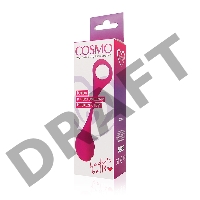 Ярко-розовый вагинальный шарик Cosmo
