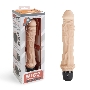 Телесный вибратор-реалистик 8 Girthy Realistic Vibrator - 24,5 см.