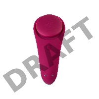 Вибромассажер Satisfyer Sexy Secret, Силикон, Красный, 8,5 см
