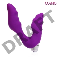 Фиолетовый вибромассажер Сosmo - 12,7 см.