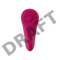 Вибромассажер Satisfyer Sexy Secret, Силикон, Красный, 8,5 см