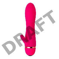 Вибратор TOYFA A-Toys с клиторальным стимулятором, силикон, розовый, 15 см