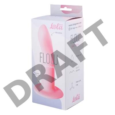 Нереалистичный дилдо Flow Emotional Pink 2040-02lola