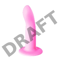 Нереалистичный дилдо Flow Emotional Pink 2040-02lola