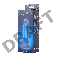 Фаллоимитатор, светящийся в темноте, Beyond by Toyfa, Steve Glow, силикон, прозрачный, 20 см