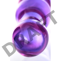 Двусторонний фаллоимитатор Sexus Glass, стекло, розовый, 22,5 см