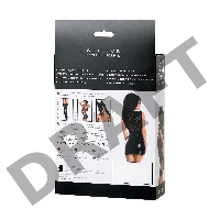 Платье Glossy Lulu из материала Wetlook, черное, M