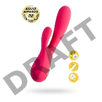 Нереалистичный вибратор Satisfyer Mono Flex, силикон, красный, 20,4 см.