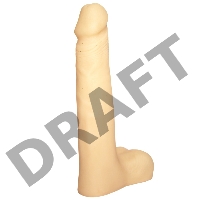 Фаллоимитатор пустотелый телесный