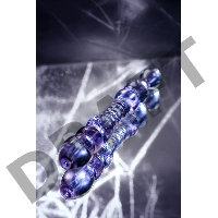 Двусторонний фаллоимитатор Sexus Glass, стекло, розовый, 22,5 см