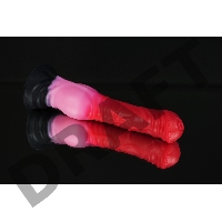 Розовый фаллоимитатор Пони - 24,5 см.