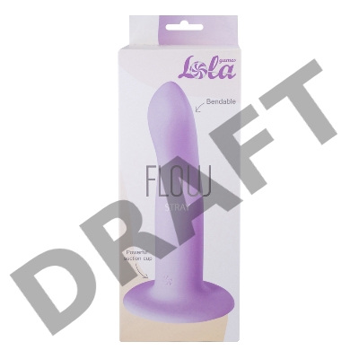 Нереалистичный дилдо Flow Stray Purple 2041-01lola