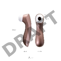 Вакуум-волновой бесконтактный стимулятор клитора Satisfyer PRO 2 Vibration, силикон, розовый, 15 см.