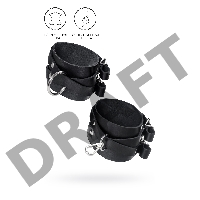 Оковы Pecado BDSM, с двумя перекрёстными ремешками, сцепка-оригинальный карабин, натуральная кожа