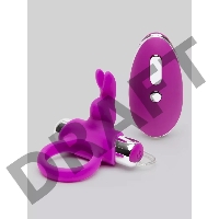 Лиловое виброкольцо с пультом ДУ Remote Control Cock Ring