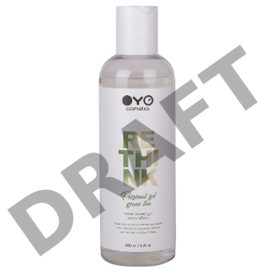 Увлажняющий гель на водной основе с согревающим эффектом OYO Personal Gel Green Tea - 200 мл.