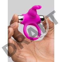 Лиловое виброкольцо с пультом ДУ Remote Control Cock Ring
