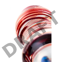 Двусторонний фаллоимитатор Sexus Glass, стекло, прозрачный, 20 см