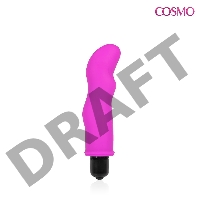 Розовый фантазийный вибромассажер Cosmo - 11,5 см.