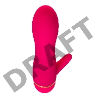 Вибратор TOYFA A-Toys с клиторальным стимулятором, силикон, розовый, 15 см