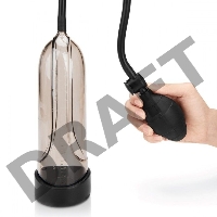 Дымчатая вакуумная помпа для пениса Mojo Zero Gravity