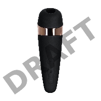 Вакуум-волновой бесконтактный стимулятор клитора Satisfyer PRO 3 Vibration, силикон, черный, 14 см.