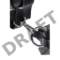 Оковы Pecado BDSM, с двумя перекрёстными ремешками, сцепка-оригинальный карабин, натуральная кожа