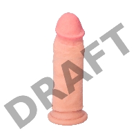 Реалистичный фаллоимитатор TOYFA RealStick Elite DILDO, TPR, телесный, 18 см