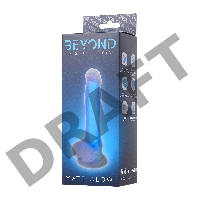 Фаллоимитатор, светящийся в темноте, Beyond by Toyfa Matt Glow, силикон, прозрачный, 18 см