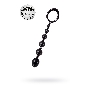 Анальная цепочка Toyfa A-toys S, TPE, черный, 19,8см