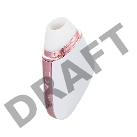 Вакуум-волновой бесконтактный стимулятор клитора Satisfyer Love Triangle, силикон, белый, 8,8 см.