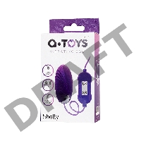 Виброяйцо с пультом управления TOYFA  A-Toys Shelly, силикон, фиолетовый