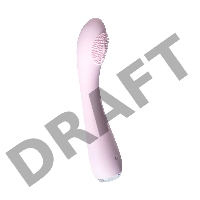 Вибратор PPP SHIO-PRO, силикон, розовый, 21 см