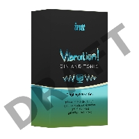 Жидкий интимный гель с эффектом вибрации Gin & Tonic, 15мл